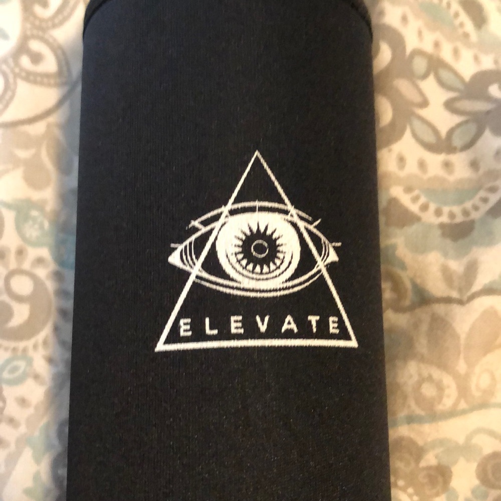 Glass water bottle with coozie